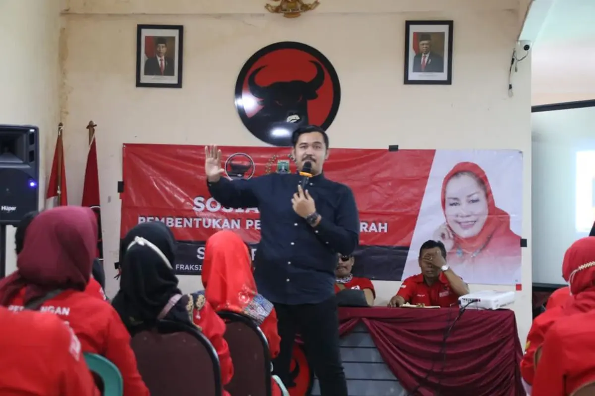 Ketua Fraksi PDI Perjuangan DPRD Kota Tangerang, Andri Permana angkat suara, terkait aksi penggusuran pedagang kaki lima (PKL) Pasar Anyar, Kota Tangerang yang berakhir ricuh (Istimewa)