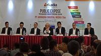 PT Arkadia Digital Media Tbk akan melepas saham ke publik (Foto: Dok Istimewa/PT Arkadia Digital Media Tbk)