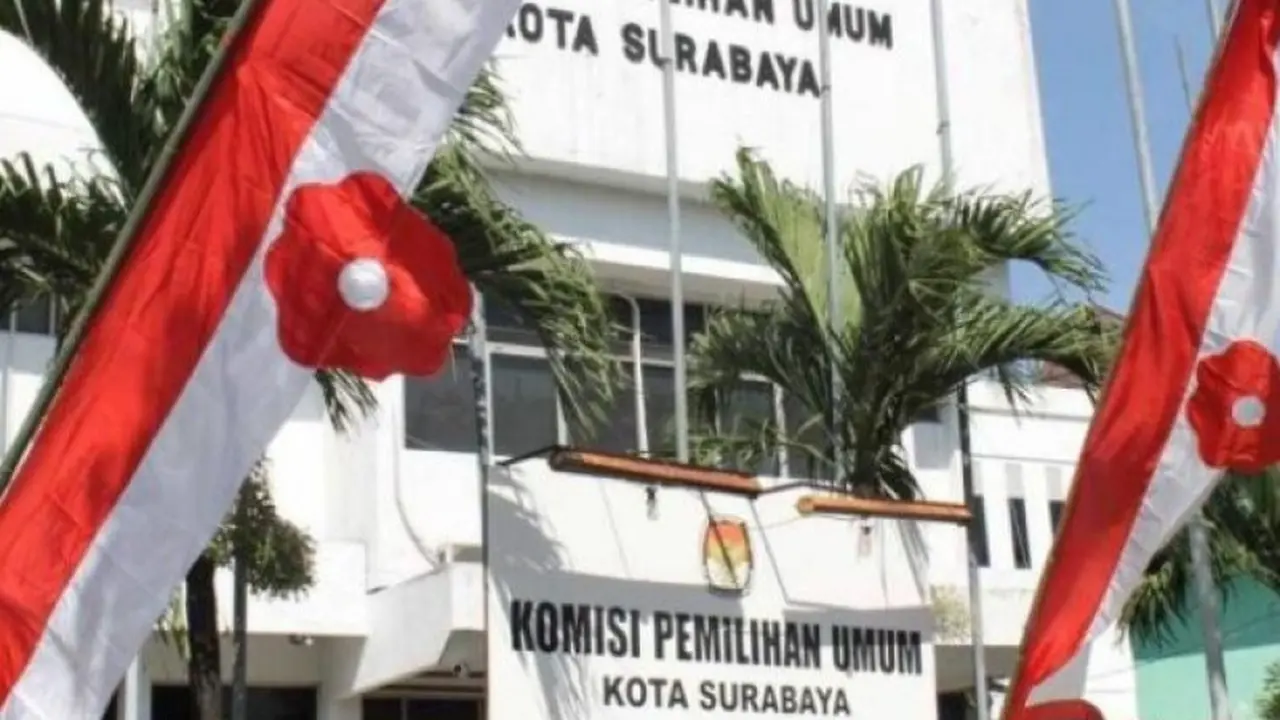 Kantor KPU Kota Surabaya. (Istimewa)