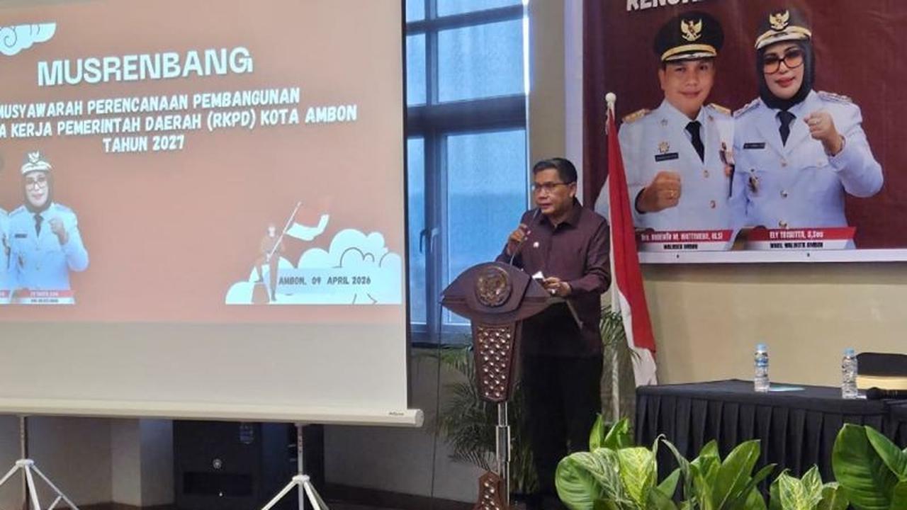 Pemkot Ambon Fokus Program Berdampak dalam Penyusunan RKPD 2027 Ambon