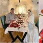 Teuku Rafly dan Nourah Sheivirah merayakan anniversary pernikahan ke-9 dengan dinner di Turki. (Sumber: Instagram/nourahsheivirah)