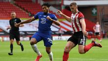 Chelsea saat menghadapi Sheffield United di lanjutan Liga Inggris (AFP)