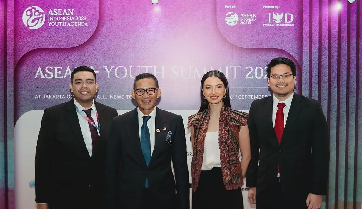 Sementara Raline Shah jadi pembicara di ASEAN+ Youth Summit 2023 [@ralineshah]