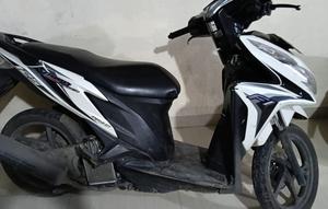 Barang bukti sepeda motor yang digelapkan saat diamankan pihak kepolisian. (Liputan6.com/ Dok Ist)