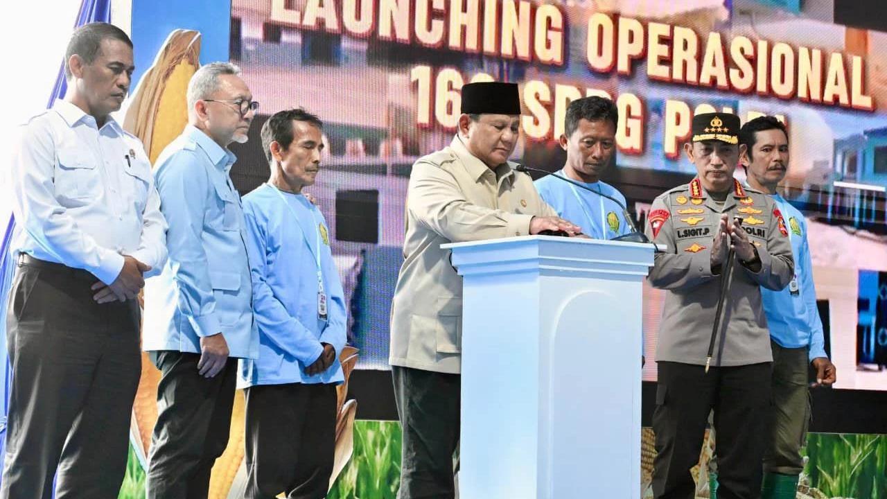 FOTO: Prabowo Panen Jagung dan Luncurkan Operasional Ketahanan Pangan