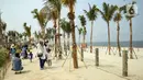 Aloha merupakan pantai yang berkonsep destinasi kuliner bernuansa Hawai. (merdeka.com/Arie Basuki)