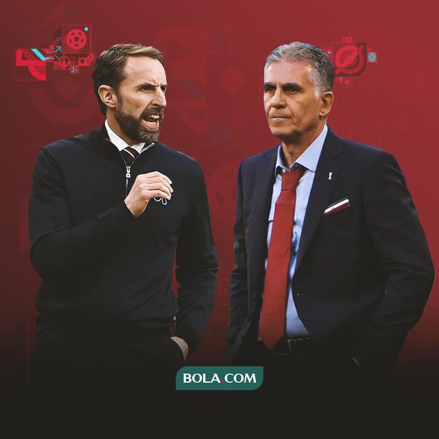 Piala Dunia 2022 - Duel Pelatih Gareth Southgate Vs Carlos Queiroz