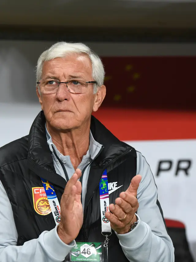 Pelatih timnas China, Marcello Lippi.