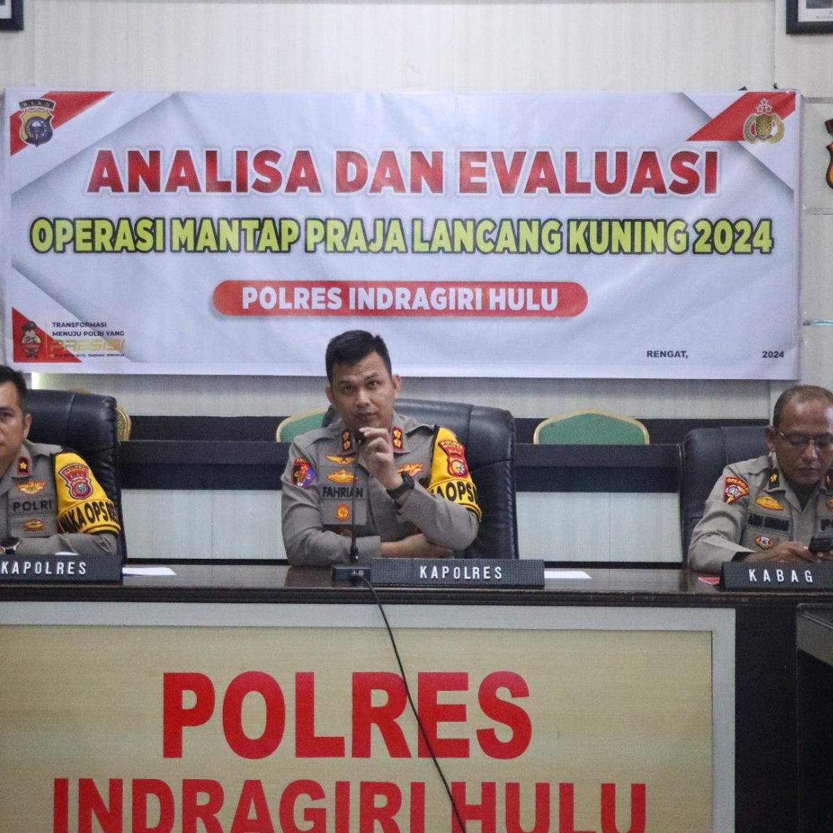 Kapolres Inhu Gelar Analisa dan Evaluasi OMP