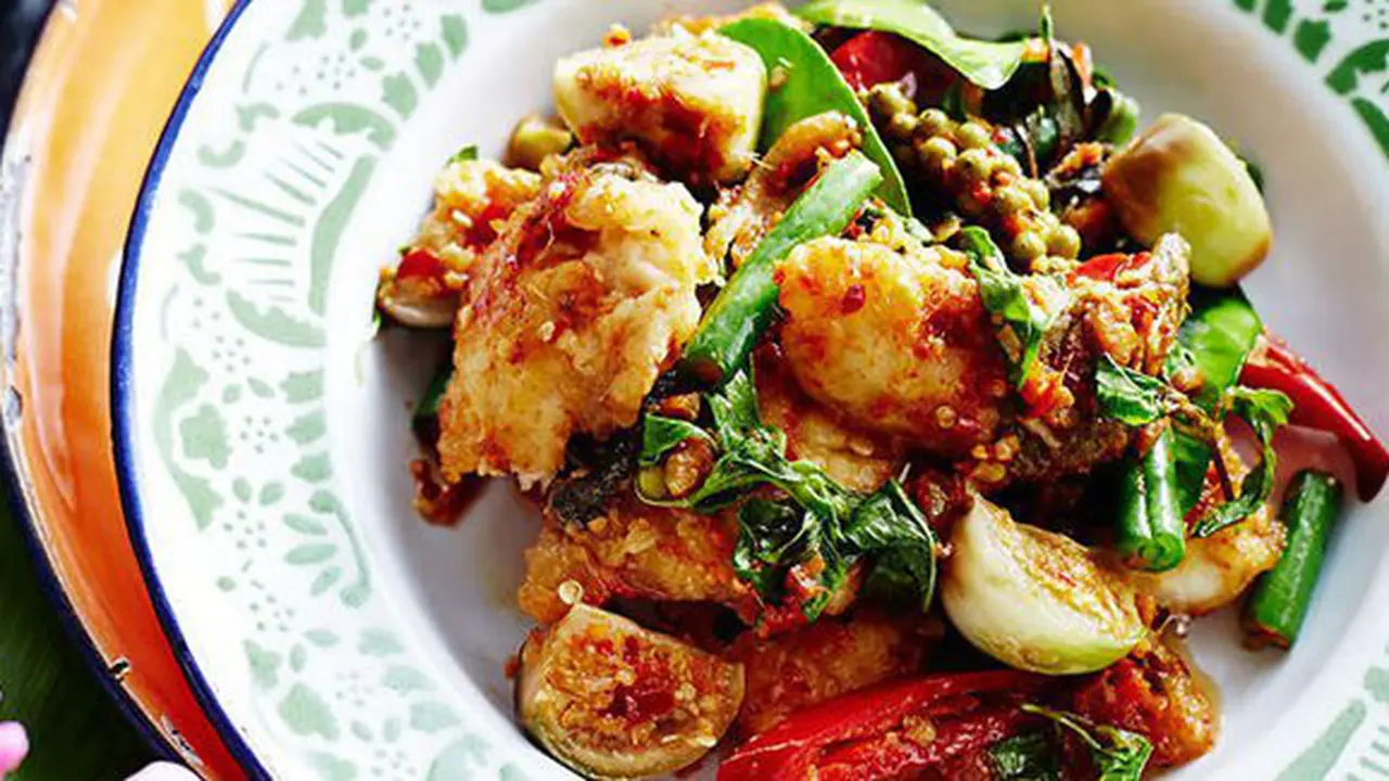 Ayam goreng sambal bawang kemangi/copyright sbs.com.au