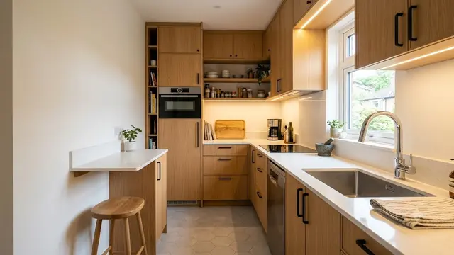 Inspirasi Desain Kitchen Set untuk Dapur Sempit/AI Generated