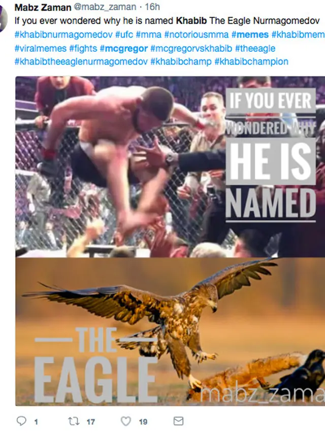 Meme McGregor Kalah dari Khalib