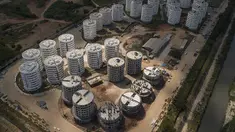 Pemandangan Kondominium Imperio Delamare di lingkungan Heliopolis Sao Paulo, Brasil, Rabu (26/10/2022). Proyek perumahan ini merupakan bagian dari program urbanisasi kumuh Sekretariat Kota Perumahan yang diresmikan pada tahun 2017, di bawah pemerintahan Presiden Michel Temer. (AP Photo/Matias Delacroix)