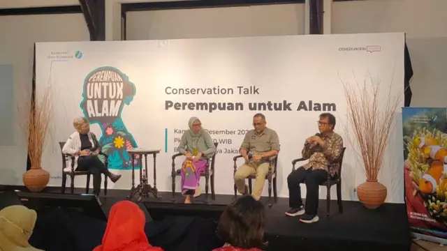 Diskusi bertajuk "Perempuan Untuk Alam" di Bentara Budaya Jakarta, 22 Desember 2022