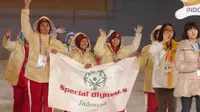 Kontingen Indonesia dengan bangga mempersembahkan 19 emas, 12 perak dan 5 perunggu dalam Special Olympics World Games (SWOG) 2015