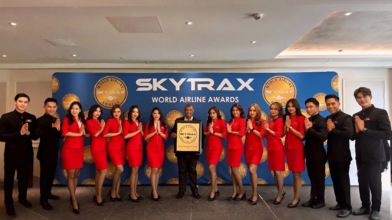 AirAsia kembali menjadu maskapai berbiaya hemat terbaik dunia dalam ajang Skytrax World Airline Awards 2024. (Photo dok. Indonesia AirAsia)