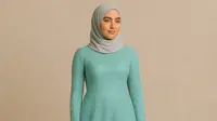 7 Model Gamis Kebaya Brokat Modern, Cantik dan Anggun