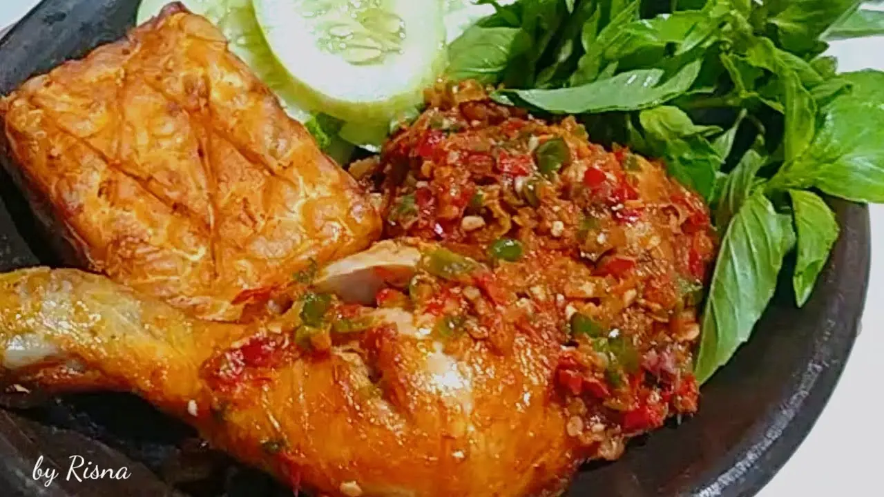 Resep Ayam Gepuk Sambal Matah