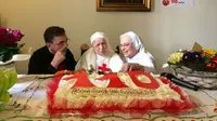 Suster Italia merayakan hari jadi ke 110 (Foto screen shoot)
