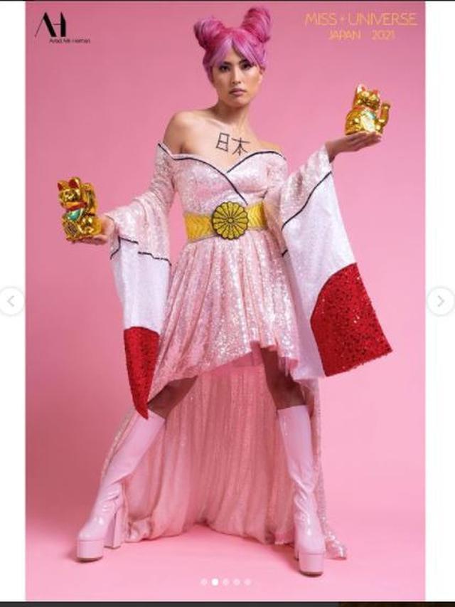 Miss Universe Jepang Dituding Permalukan Negara, Pakai Kostum Nasional Mirip Kimono untuk Orang Meninggal