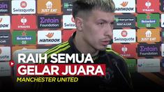 Berita video pemain MU (Manchester United), Lisandro Martinez, mengungkapkan timnyas ingin meraih semua gelar juara, Rabu (15/3/2023).