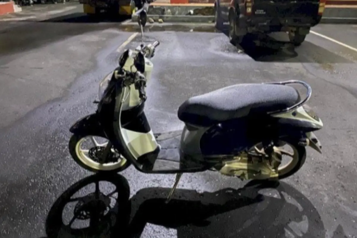 Barang bukti sepeda motor yang dicuri pelaku (Liputan6.com/Ola Keda)