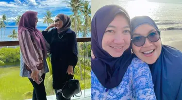 Meski belum resmi menjadi besan, Umi Kalsum dan ibunda Lettu Fardhana kerap menghabiskan waktu bersama. Jika ditelusuri dari Instagram milik calon ibu mertua Ayu Ting Ting tersebut, Umi Kalsum dan calon besannya itu sudah bertemu sejak September 2023 lalu. Saat itu, keduanya umrah bareng dalam satu rombongan. (Liputan6.com/IG/@mom_ayting92_)