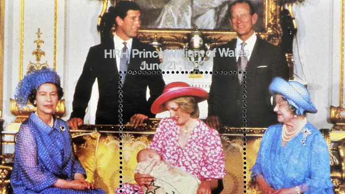 Ratu Elizabeth II dan Putri Diana