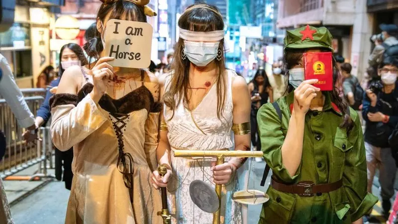 Halloween 2020 di Hong Kong