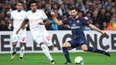 Setelah itu, Motta pindah ke PSG pada Januari 2012 dan bermain hingga pensiun di tahun 2018. Di sana, ia memenangi lima gelar Ligue 1 dan tampil lebih dari 200 kali. (AFP/Boris Horvat)