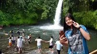 Air terjun Sengkuang di Kabupaten Kepahiang ini akan menjadi objek wisata alternatif bagi warga dalam mengisi liburan (Liputan6.com/Yuliardi Hardjo)
