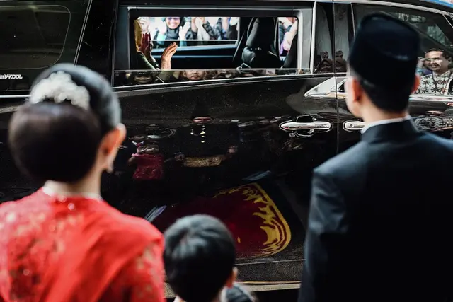 6 Momen pisah sambut Gibran Rakabuming dan Ma’ruf Amin, penuh kehangatan sekaligus haru