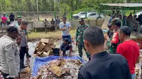 Pemusnahan miras di Yalimo Papua (Liputan6.com/Istimewa)