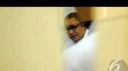 Ketua Majelis Hakim Haswandi beralasan penundaan dilakukan karena beberapa anggota majelis hakim masih menyidangkan perkara lain, Jakarta, Kamis (24/07/2014) (Liputan6.com/Faisal R Syam) 