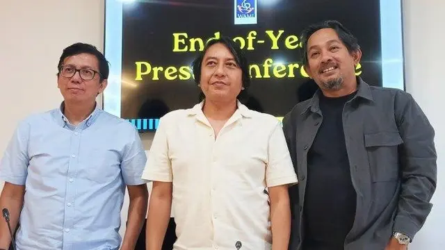 Presiden Direktur WAMI, Adi Adrian saat jumpa pers di kantor WAMI, Pasar Minggu Jakarta Selatan, Rabu (18/12/2024).