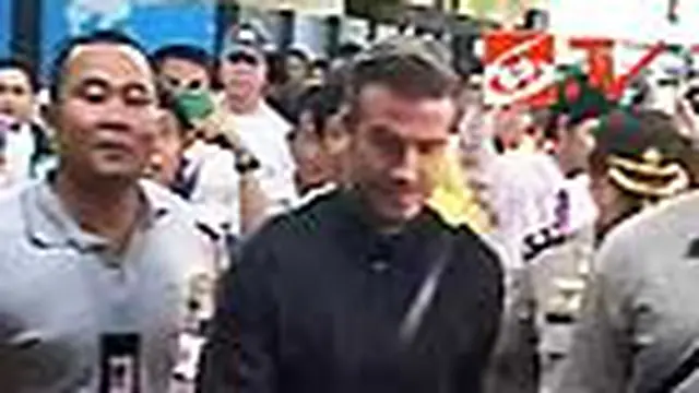 Beckham Tiba di Jakarta