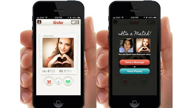 Tampilan laman muka pertama Tinder (Sumber: Business Insider Singapore/ iTunes)