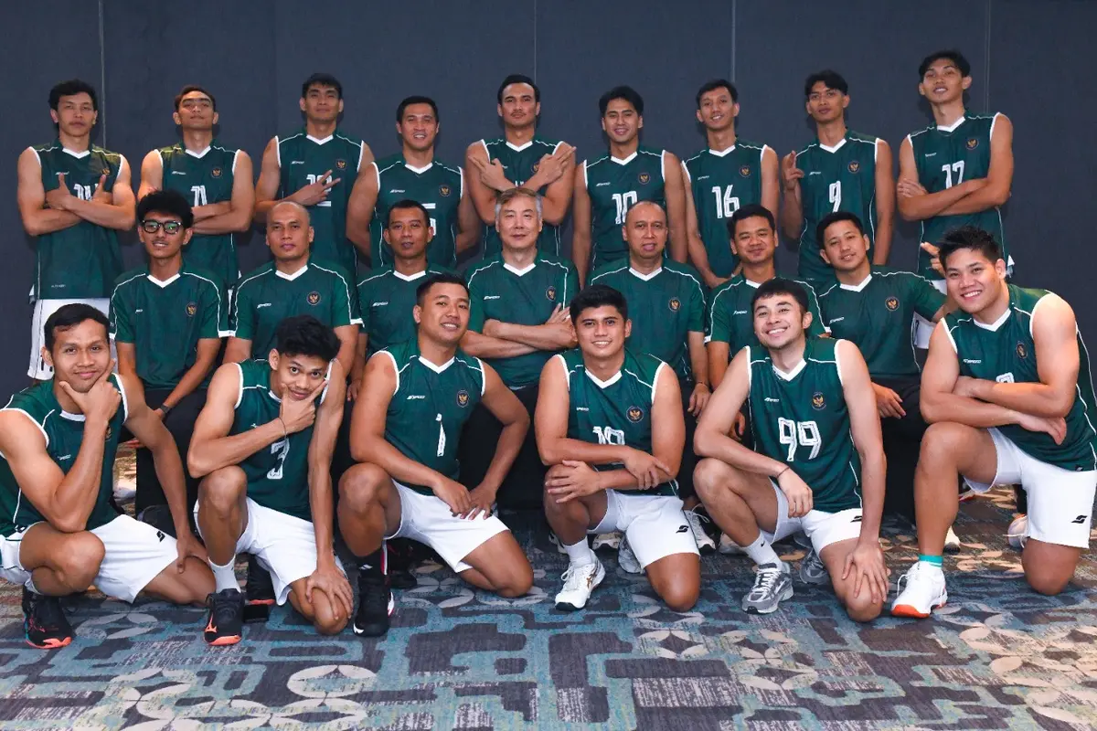 Timnas Voli Putra Indonesia - AVC Nations Cup 2025 - Bulu Tangkis