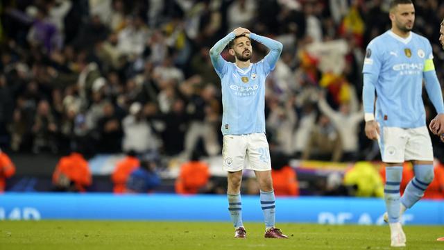 Bernardo Silva - Kyle Walker - Manchester City vs Real Madrid: Leg Kedua Perempatfinal Liga Champions 2023/2024