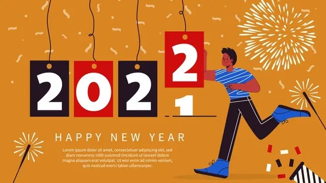 Ilustrasi Tahun Baru