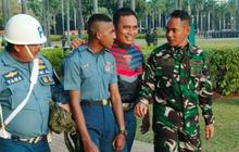 VIDEO: Perwira AL Gadungan Berbahasa Inggris di Monas, Ikut Gladi Upacara HUT ke-79 TNI