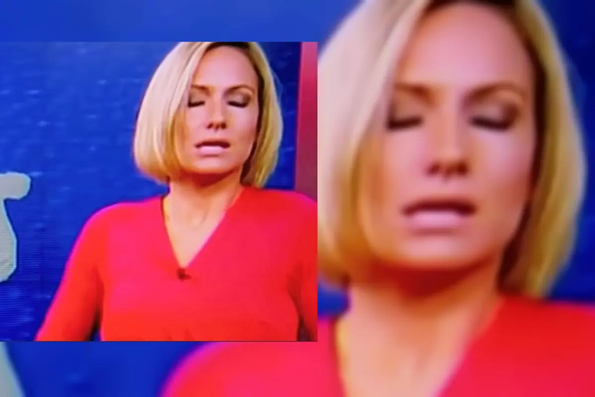 Adegan Menegangkan Presenter Nyaris Pingsan Saat Siaran Langsung