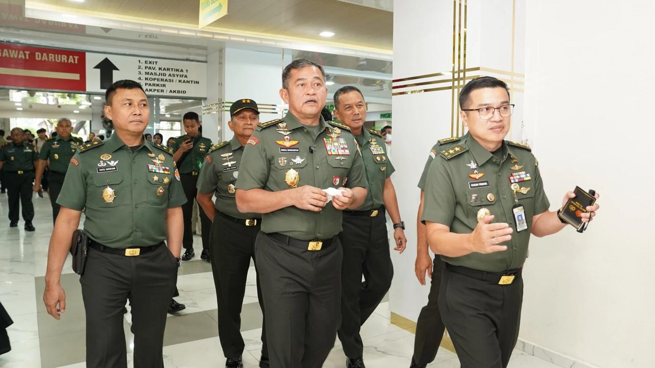 FOTO: Kasad Tinjau Modernisasi Fasilitas RSPAD Gatot Soebroto
