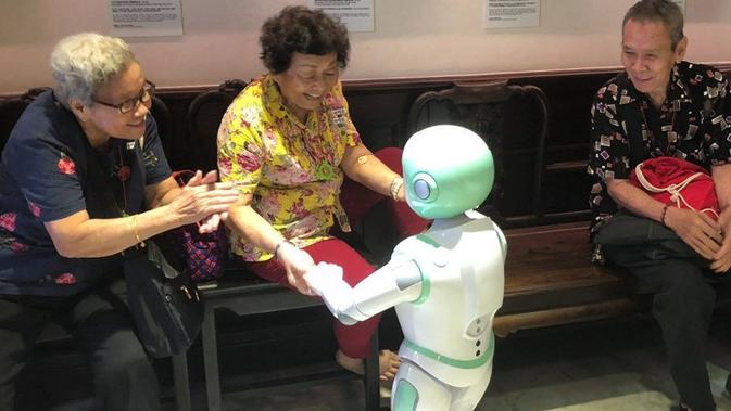 Robot Perawat Demensia (sumber: mcknightsseniorliving)