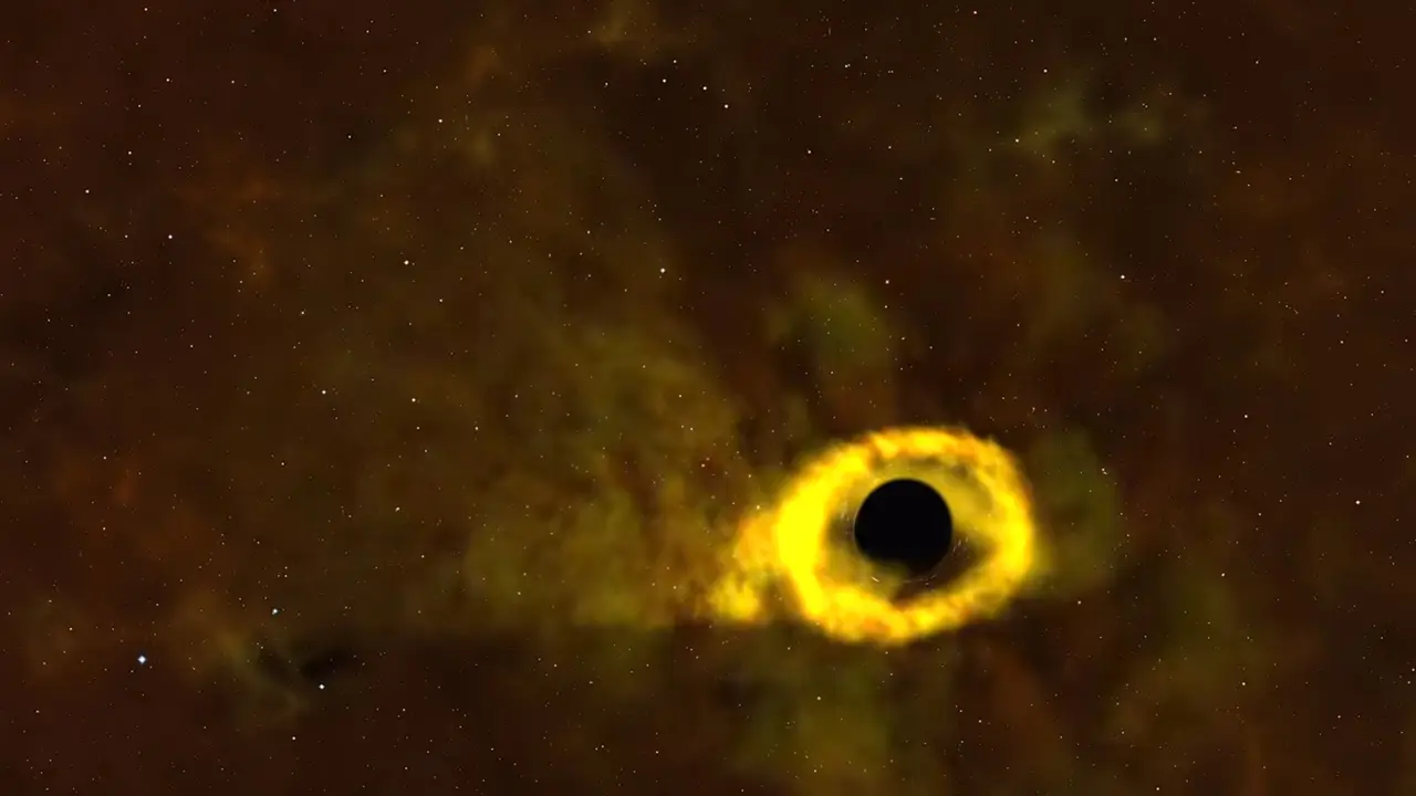 Lubang hitam telan bintang