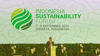 Menteri Koordinator Bidang Kemaritiman dan Investasi Luhut Binsar Pandjaitan menyebut Indonesia memiliki potensi energi terbarukan yang besar (Liputan6.com/Teddy Tri Setio Berty).
