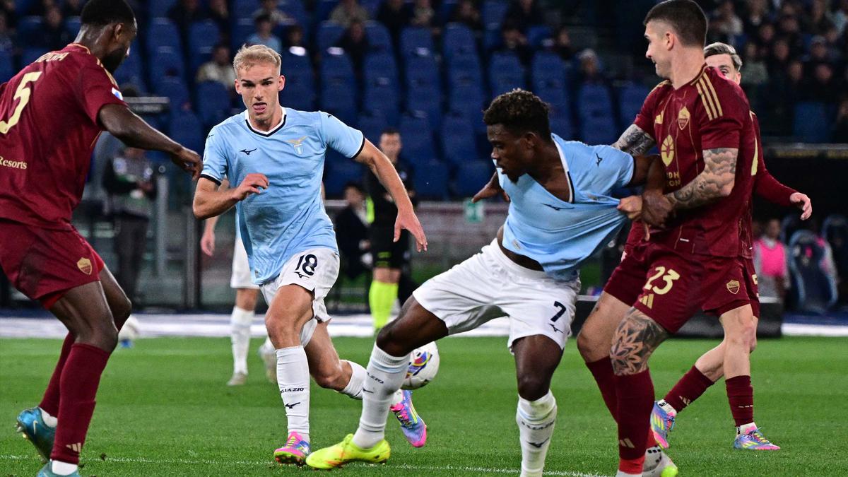 Berlangsung Sengit, Derby della Capitale Berakhir Imbang