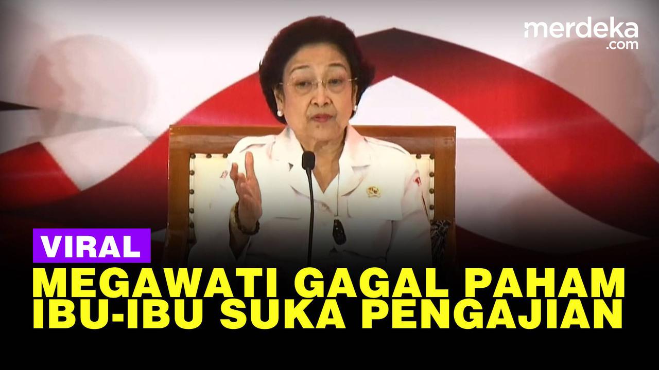 VIDEO: Viral! Momen Megawati Sentil Emak-Emak Sering Ikut Pengajian