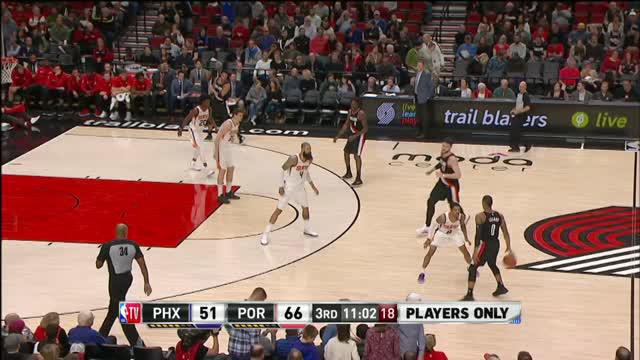 Berita video game recap NBA 2017-2018 antara Portland Trail Blazers melawan Phoenix Suns dengan skor 118-111.