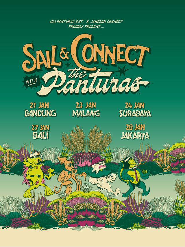 The Panturas Siap Jalani Tur 5 Kota Bertajuk Sail & Connect, Kolaborasi dengan Kolektif-Kolektif Lokal. (ist)